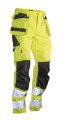 Hantverksbyxa Varsel Gul Strl. C56 Jobman Workwear